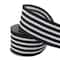 2.5" x 20ft. Black & White Stripes Wired Ribbon by Celebrate It® Halloween